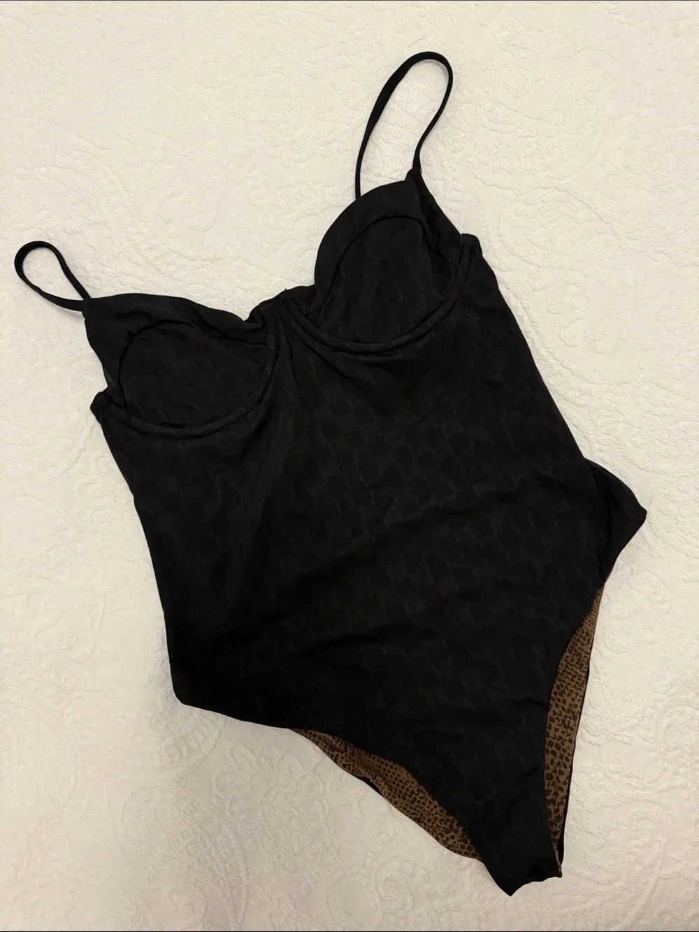 acacia swimwear Black suit with Built-In Cups